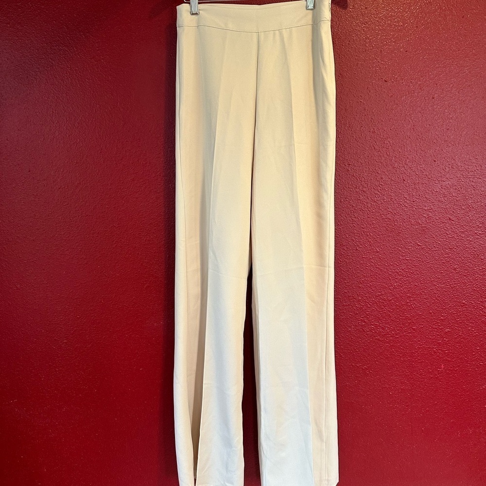 Nice’s, Made In Türkiye, Women Cream Dress Pants, Size 36, US Size 0-2